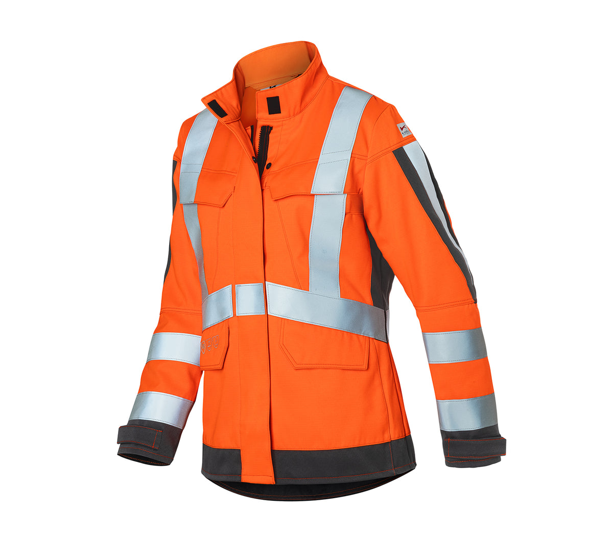KÜBLER PROTECTIQ HIGH VIS Damenjacke ARC1 PSA 3 1493 8345 warnorange/anthrazit