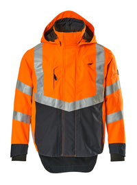 MASCOT® Harlow Hardshelljacke 15501-231 Hi-vis Orange/Schwarzblau