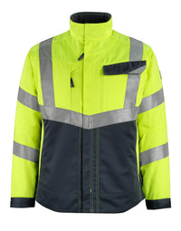 MASCOT® Oxford Jacke 15509-860 Hi-vis Gelb/Schwarzblau