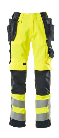 MASCOT® Wigan Hose mit Hängetaschen 15531-860 Hi-vis Gelb/Schwarzblau