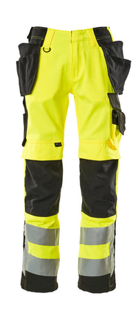 MASCOT® Wigan Hose mit Hängetaschen 15531-860 Hi-vis Gelb/Schwarz