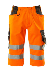 MASCOT® Luton Shorts, lang 15549-860 Hi-vis Orange/Dunkelanthrazit