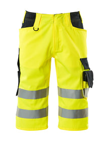 MASCOT® Luton Shorts, lang 15549-860 Hi-vis Gelb/Schwarzblau