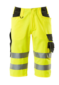 MASCOT® Luton Shorts, lang 15549-860 Hi-vis Gelb/Schwarz