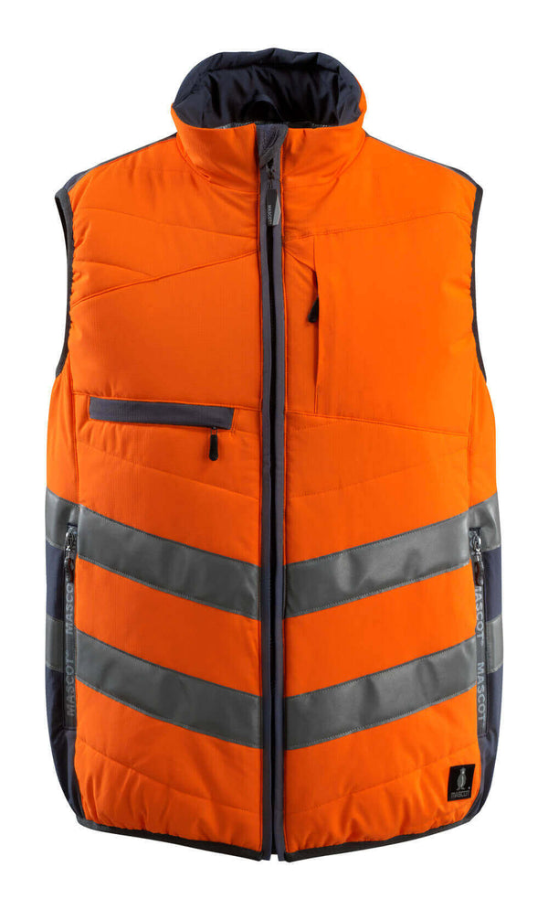 MASCOT® Grimsby Winterweste 15565-249 Hi-vis Orange/Schwarzblau