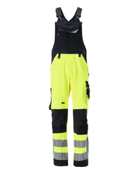 MASCOT® Newcastle Latzhose mit Knietaschen 15569-860 Hi-vis Gelb/Schwarzblau
