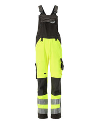 MASCOT® Newcastle Latzhose mit Knietaschen 15569-860 Hi-vis Gelb/Dunkelanthrazit