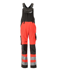 MASCOT® Newcastle Latzhose mit Knietaschen 15569-860 Hi-vis Rot/Dunkelanthrazit