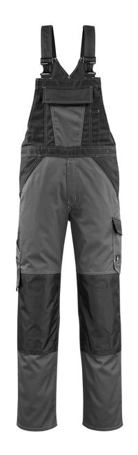 MASCOT® Leeton Latzhose mit Knietaschen 15769-330 Dunkelanthrazit/Schwarz