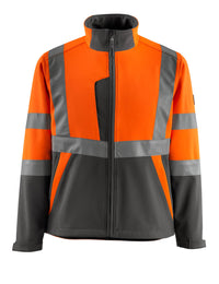 MASCOT® Kiama Softshelljacke 15902-253 Hi-vis Orange/Dunkelanthrazit