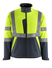 MASCOT® Kiama Softshelljacke 15902-253 Hi-vis Gelb/Schwarzblau