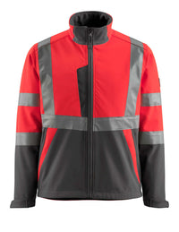 MASCOT® Kiama Softshelljacke 15902-253 Hi-vis Rot/Dunkelanthrazit