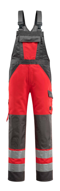 MASCOT® Gosford Latzhose mit Knietaschen 15969-948 Hi-vis Rot/Dunkelanthrazit
