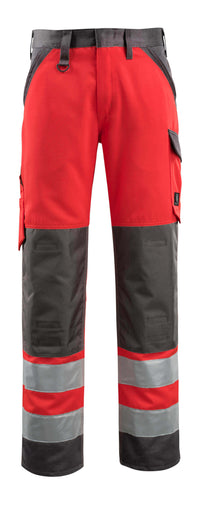 MASCOT® Maitland Hose mit Knietaschen 15979-948 Hi-vis Rot/Dunkelanthrazit
