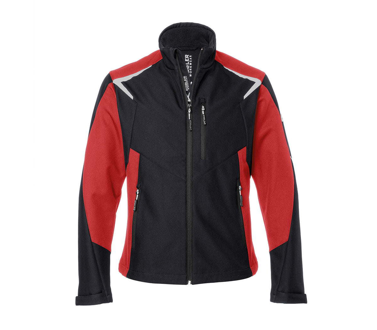 KÜBLER BODYFORCE Ultrashell Jacke 1625 5374 schwarz/mittelrot