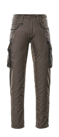 MASCOT® Ingolstadt Hose mit Schenkeltaschen 16279-230 Dunkelanthrazit/Schwarz