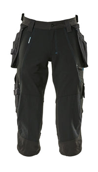 MASCOT® Dreiviertel-Hose mit Hängetaschen 17049-311 Schwarz