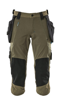 MASCOT® Dreiviertel-Hose mit Hängetaschen 17049-311 Moosgrün