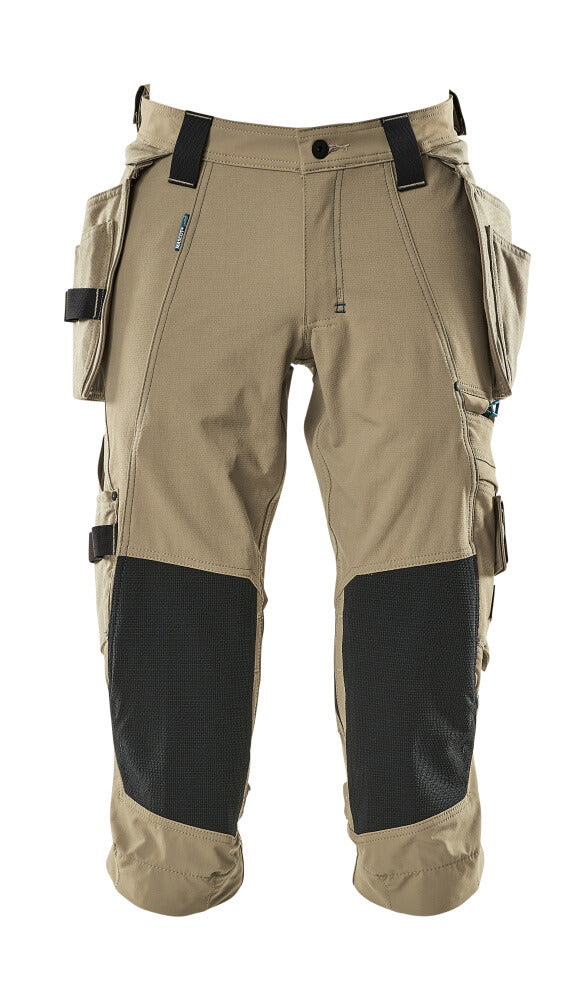 MASCOT® Dreiviertel-Hose mit Hängetaschen 17049-311 Hellkhaki