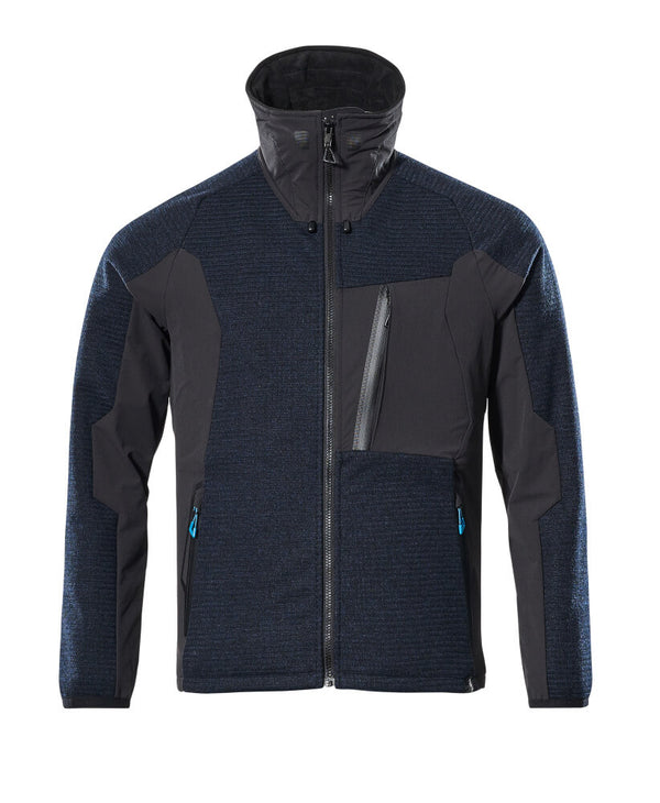 MASCOT® Strickjacke mit Reißverschluss 17105-309 Schwarzblau/Schwarz