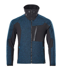 MASCOT® Strickjacke mit Reißverschluss 17105-309 Dunkelpetroleum/Schwarz