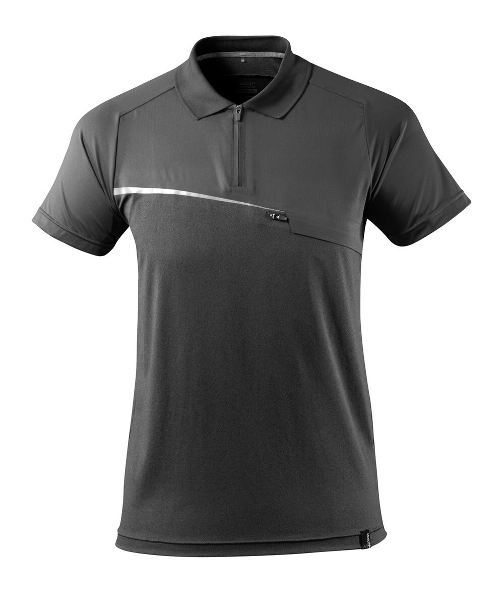 MASCOT® Polo-Shirt mit Brusttasche 17283-945 Dunkelanthrazit
