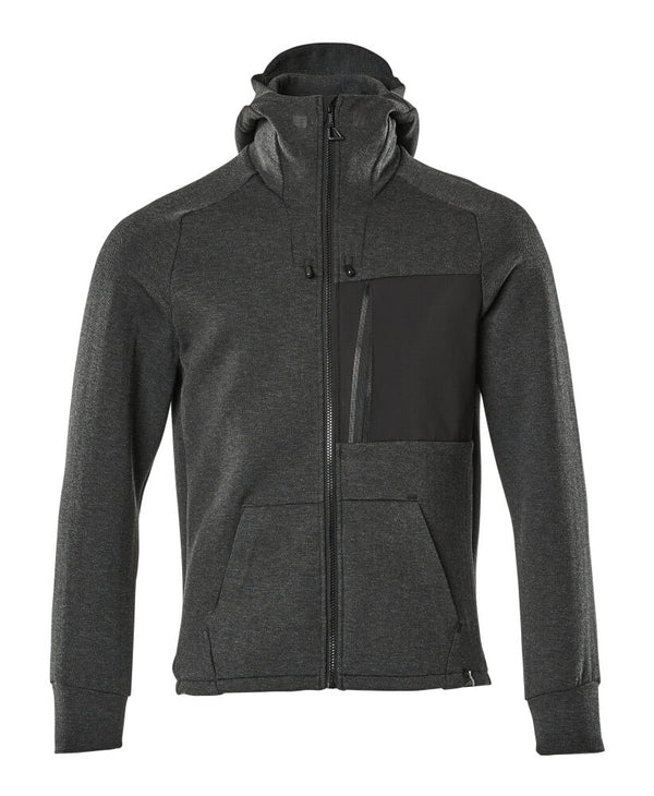 MASCOT® Kapuzenpullover mit Reißverschluss 17384-319 Schwarz