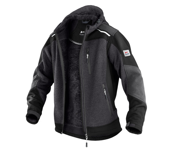 Strickjacke 1741 9511 dunkelgrau/schwarz