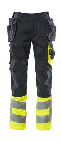 MASCOT® Hose mit Hängetaschen 17531-860 Schwarzblau/Hi-vis Gelb