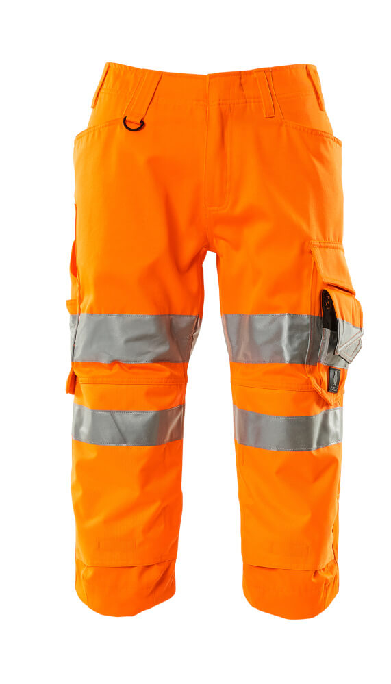 MASCOT® Dreiviertel-Hose mit Knietaschen 17549-860 Hi-vis Orange