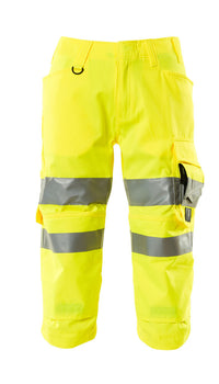 MASCOT® Dreiviertel-Hose mit Knietaschen 17549-860 Hi-vis Gelb