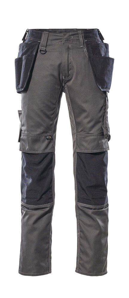 MASCOT® Kassel Hose mit Hängetaschen 17631-442 Dunkelanthrazit/Schwarz