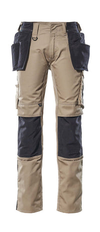 MASCOT® Kassel Hose mit Hängetaschen 17631-442 Hellkhaki/Schwarz