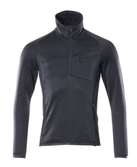 MASCOT® Fleecejacke mit kurzem Reißverschluss 18003-316 Schwarzblau