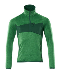 MASCOT® Fleecejacke mit kurzem Reißverschluss 18003-316 Grasgrün/Grün