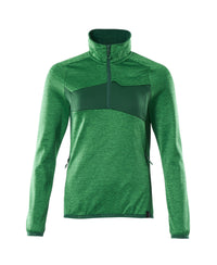 MASCOT® Fleecejacke mit kurzem Reißverschluss 18053-316 Grasgrün/Grün