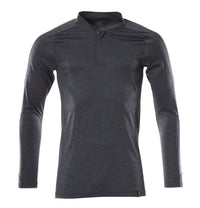 MASCOT® Polo-Shirt, Langarm 18081-810 Schwarzblau meliert