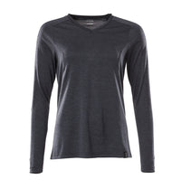 MASCOT® Langarmshirt 18091-810 Schwarzblau meliert