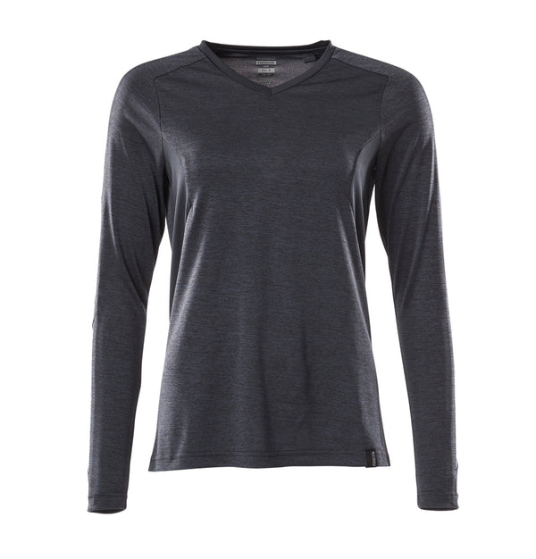 MASCOT® Langarmshirt 18091-810 Schwarzblau meliert