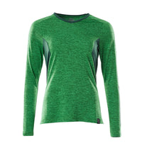 MASCOT® Langarmshirt 18091-810 Grasgrün  meliert/Grün