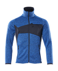 MASCOT® Strickpullover mit Reißverschluss 18105-951 Azurblau/Schwarzblau