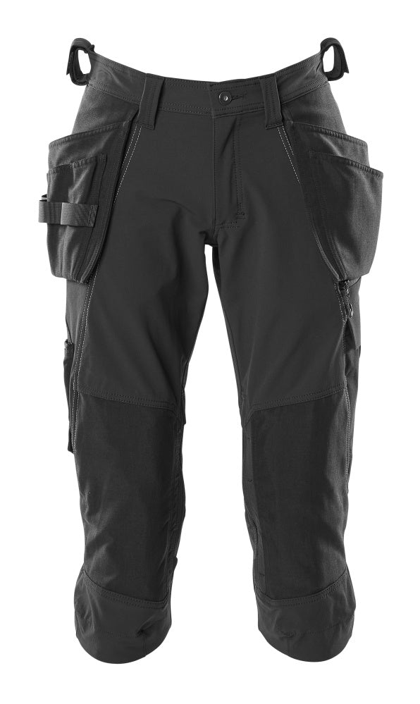 MASCOT® Dreiviertel-Hose mit Hängetaschen 18249-311 Schwarz