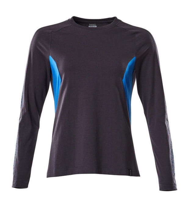 MASCOT® Langarmshirt 18391-959 Schwarzblau/Azurblau