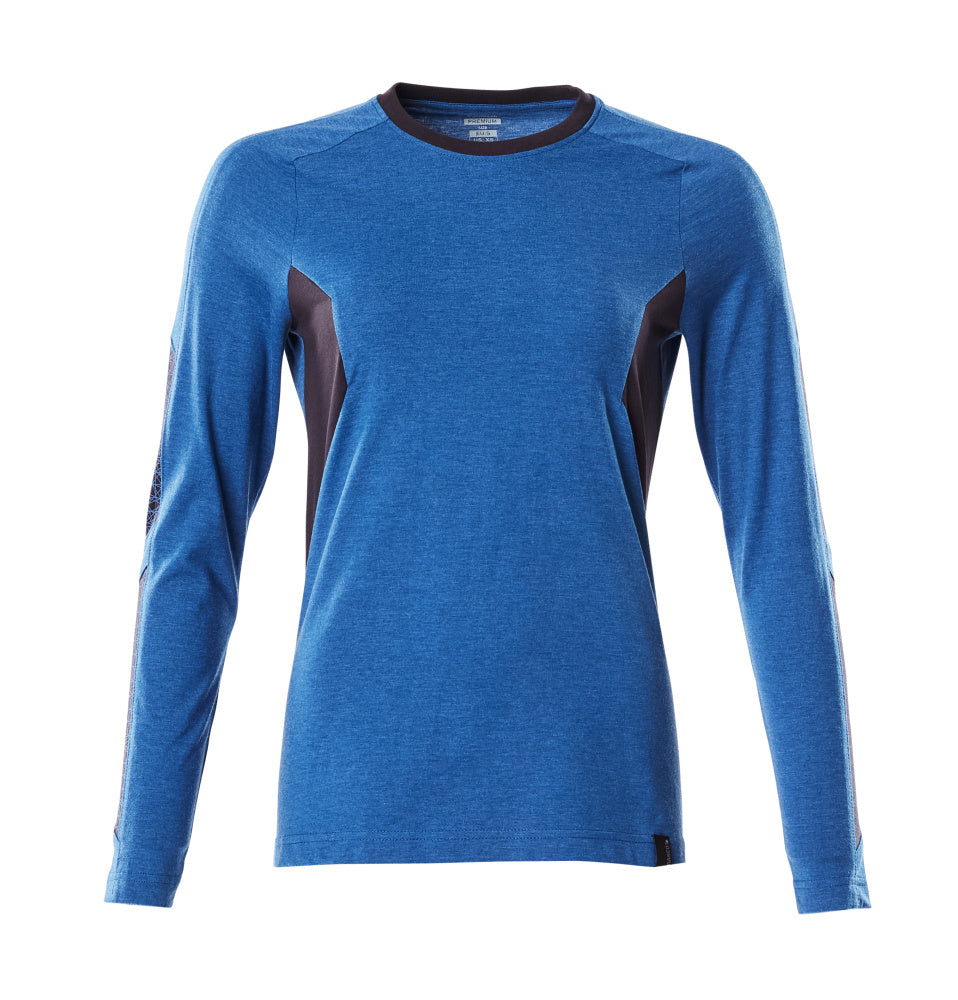 MASCOT® Langarmshirt 18391-959 Azurblau/Schwarzblau