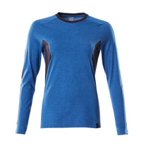 MASCOT® Langarmshirt 18391-959 Azurblau/Schwarzblau