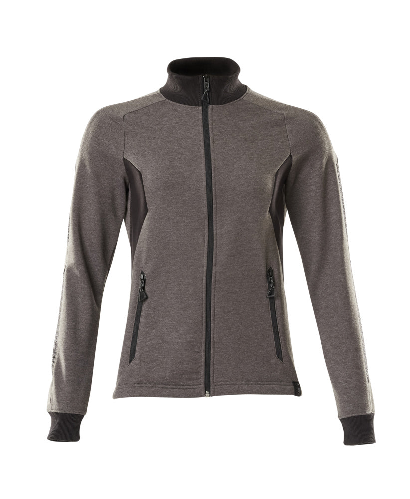 MASCOT® Sweatshirt mit Reißverschluss 18494-962 Dunkelanthrazit/Schwarz