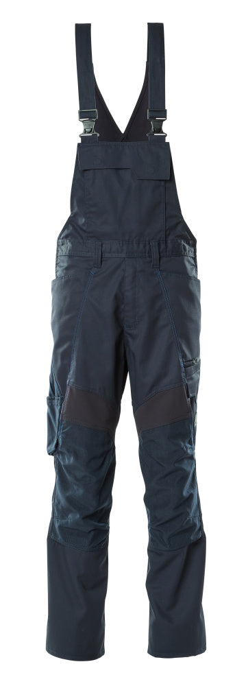 MASCOT® Latzhose mit Knietaschen 18569-442 Schwarzblau