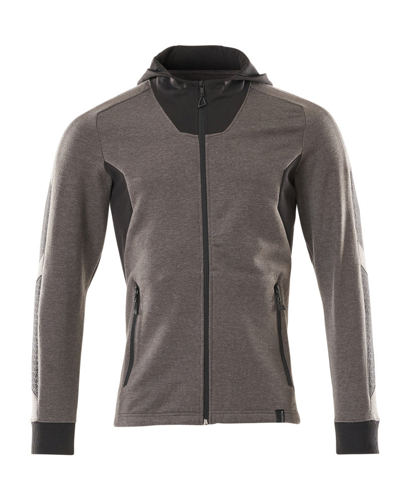 MASCOT® Kapuzenpullover mit Reißverschluss 18584-962 Dunkelanthrazit/Schwarz