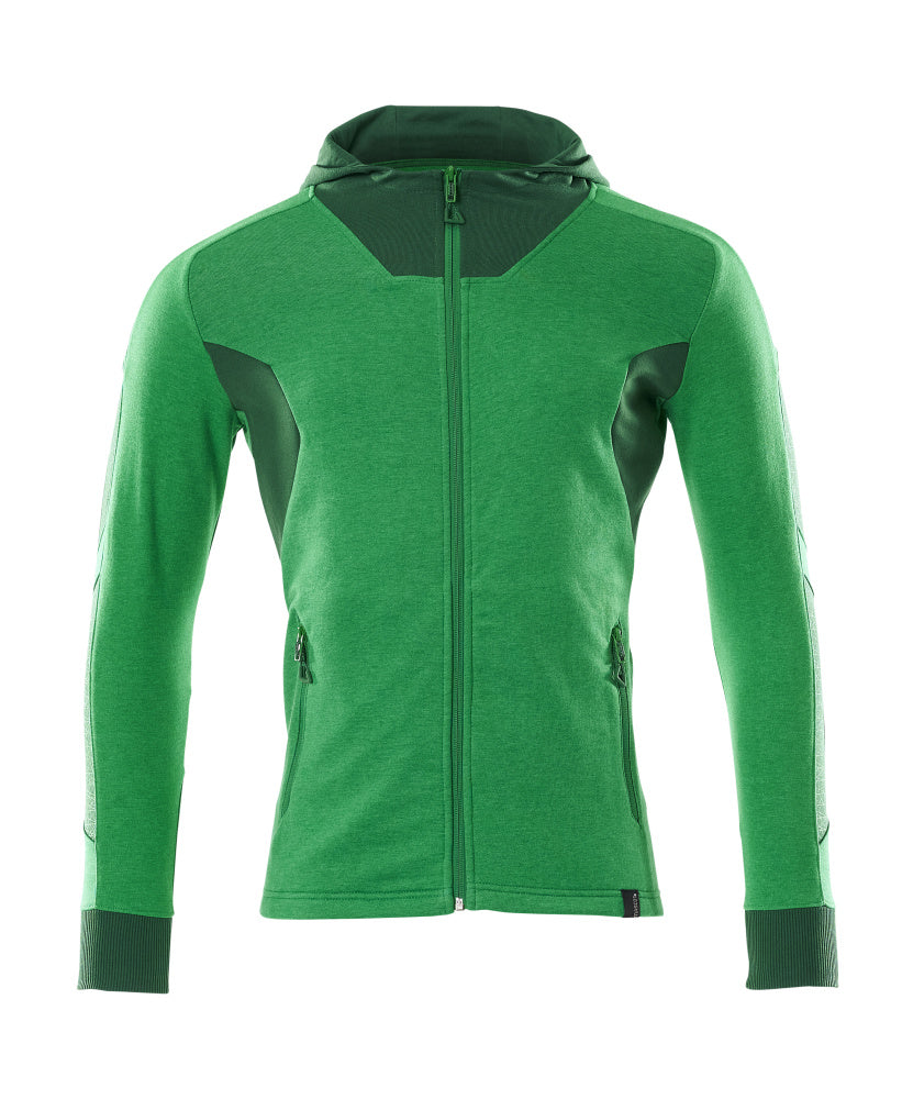 MASCOT® Kapuzenpullover mit Reißverschluss 18584-962 Grasgrün/Grün