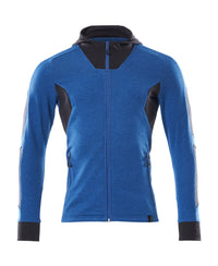 MASCOT® Kapuzenpullover mit Reißverschluss 18584-962 Azurblau/Schwarzblau